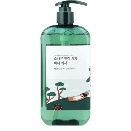 غسول الجسم المهدئ بالسيكا والصنوبر من راوند لاب ROUND LAB  400ml